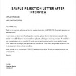 FREE 6 Sample Applicant Rejection Letter Templates In PDF MS Word