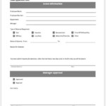 Leave Application Form Template Free Download